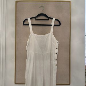 Billabong White Jumpsuit Romper Medium